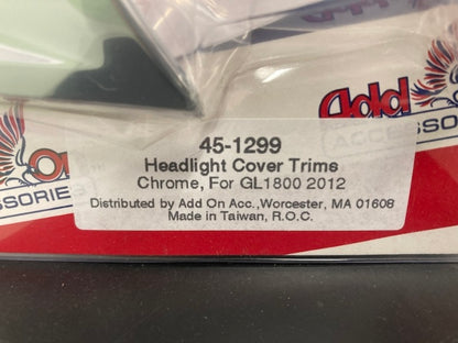 Add On 45-1299 Headlight Cover Trims for Honda Goldwing New Genuine
