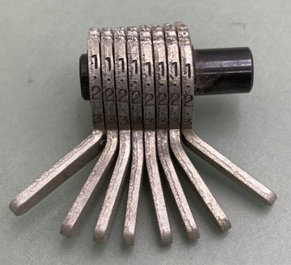 Curtis Model 15 #L40001 Key Code Cutter Set Genuine