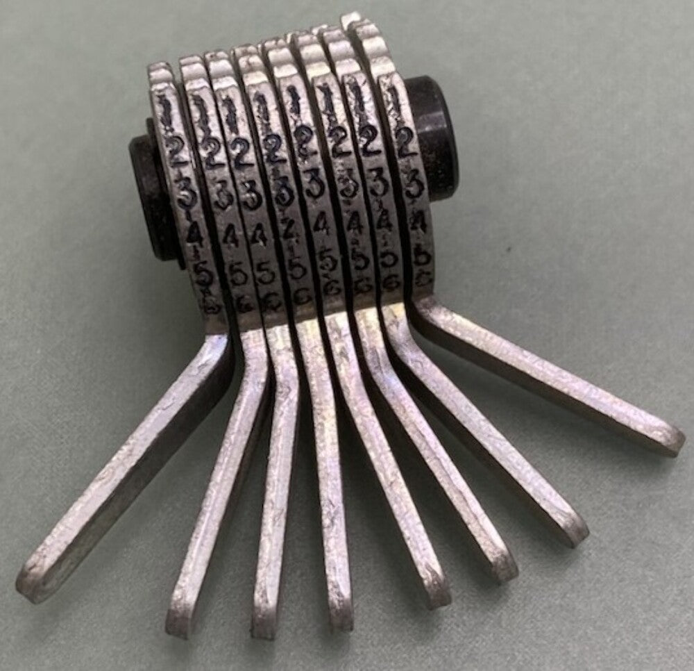 Curtis Model 15 #L40001 Key Code Cutter Set Genuine