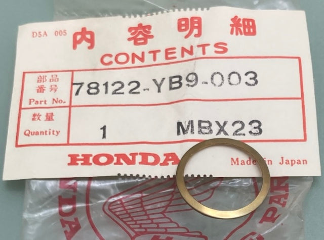 Honda 78122-YB9-003 Shim Adjuster New Genuine