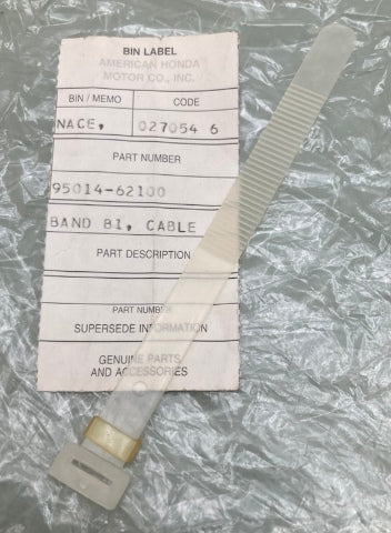 Honda 95014-62100 Cable Band, B1 5" Wire New Genuine