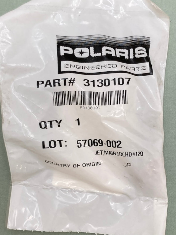 Polaris 3130107 Main Jet HX HD #120 New Genuine