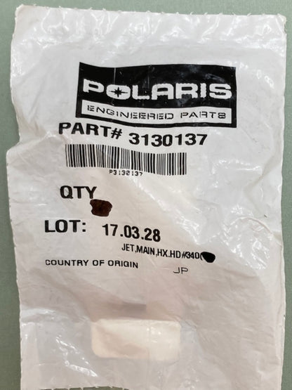 Polaris 3130137 Main Jet (#340) New Genuine