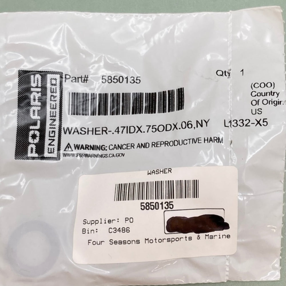 Polaris 5850135 Washer New Genuine