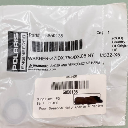 Polaris 5850135 Washer New Genuine