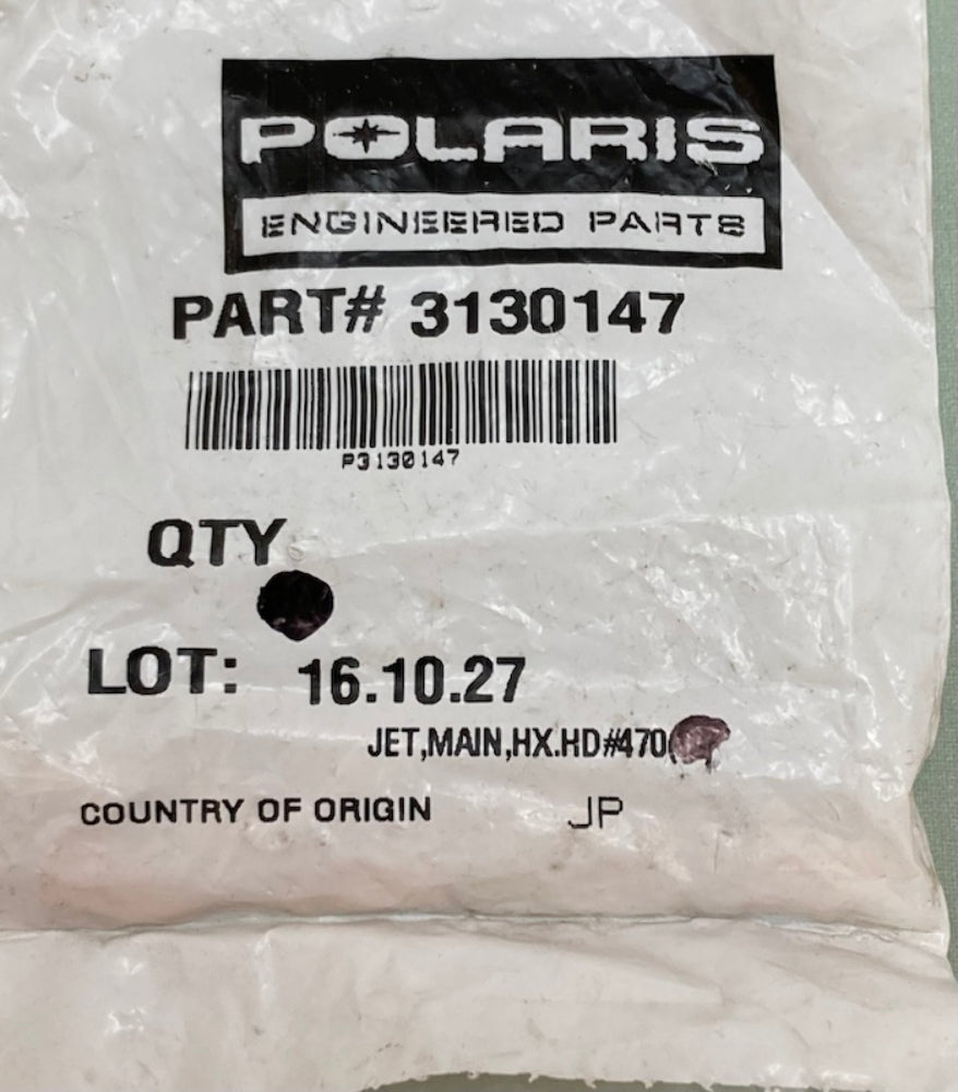 Polaris 3130147 Main Jet (#470) New Genuine