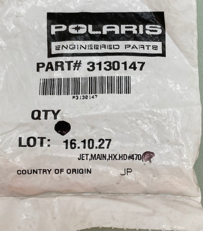 Polaris 3130147 Main Jet (#470) New Genuine
