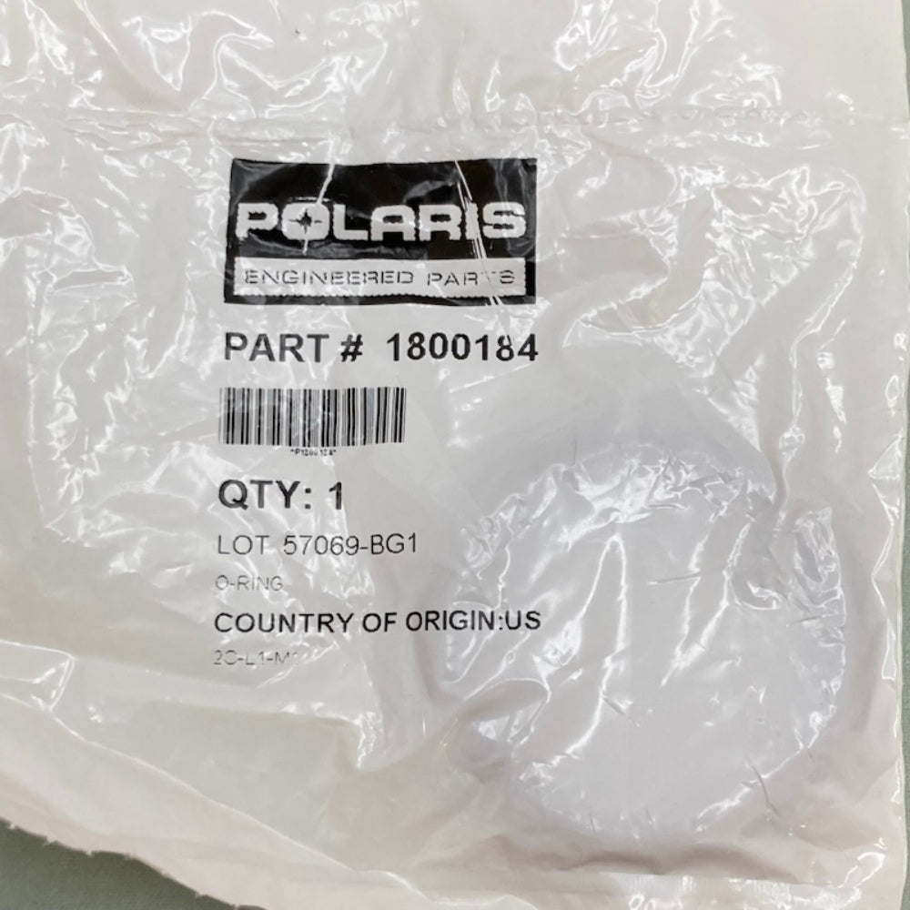 QTY 2 Polaris 1800184 O-Ring New Genuine