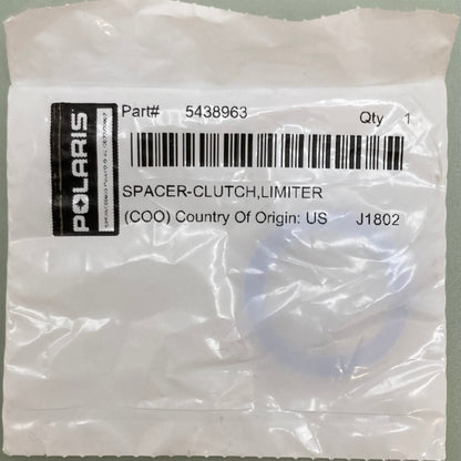 Polaris 5438963 Spacer-Clutch, Limiter New Genuine
