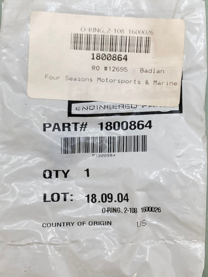 Polaris 1800864 O-Ring New Genuine