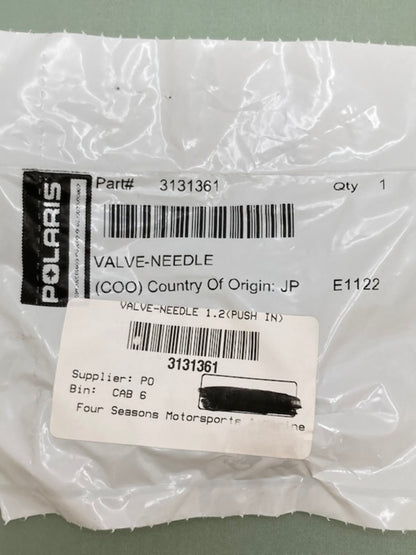 Polaris 3131361 Needle Valve New Genuine