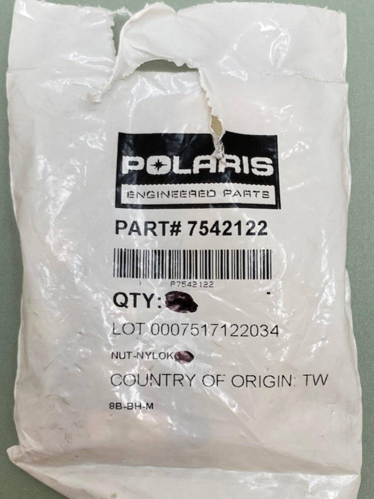 QTY 12 Polaris 7542122 Lock Nut New Genuine