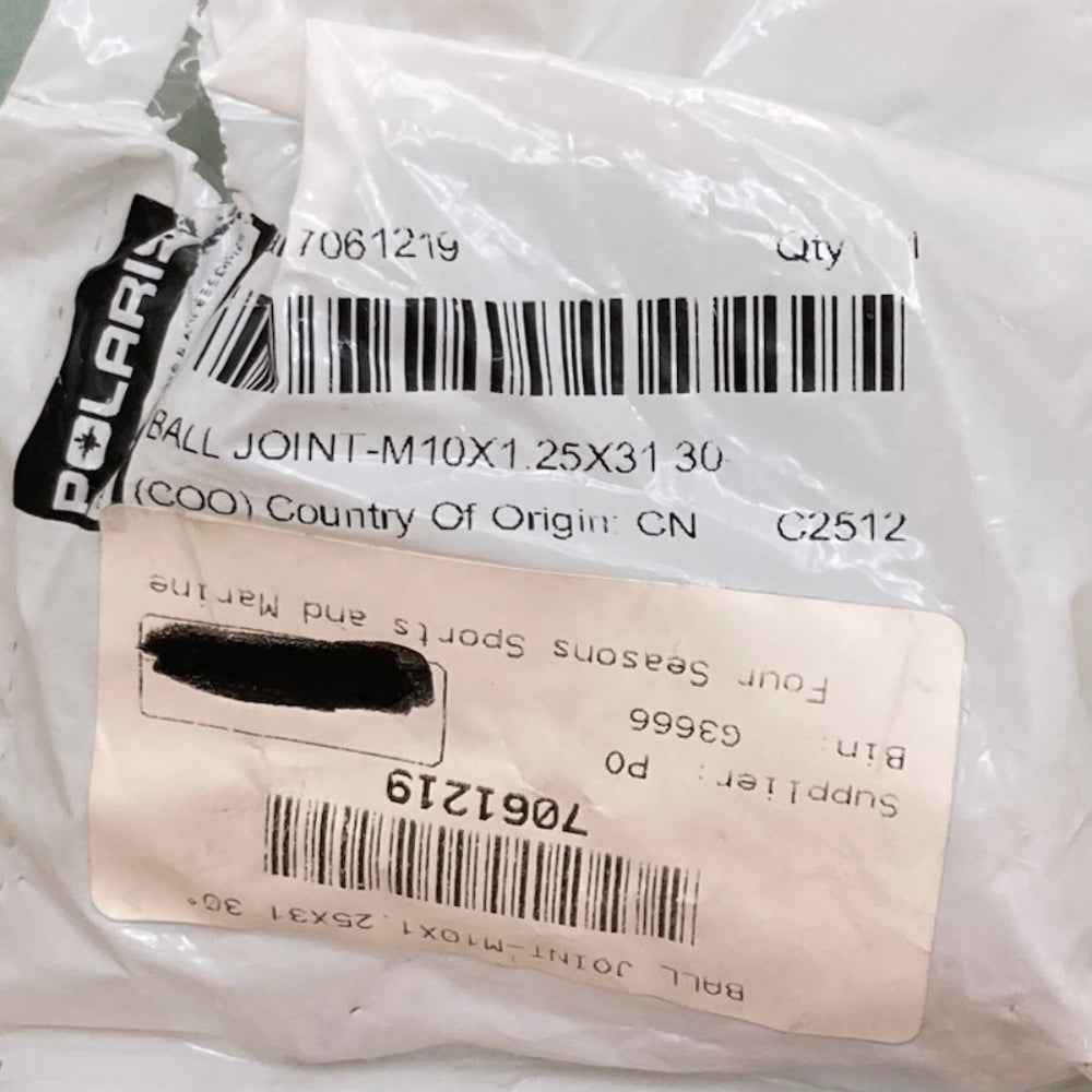 Polaris 7061219 Suspension Ball Joint (M10X1.25X31 30) New Genuine