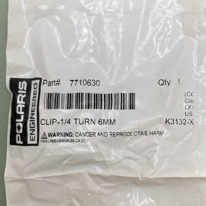 Polaris 7710630 1/4-Turn Clip (6 mm) New Genuine
