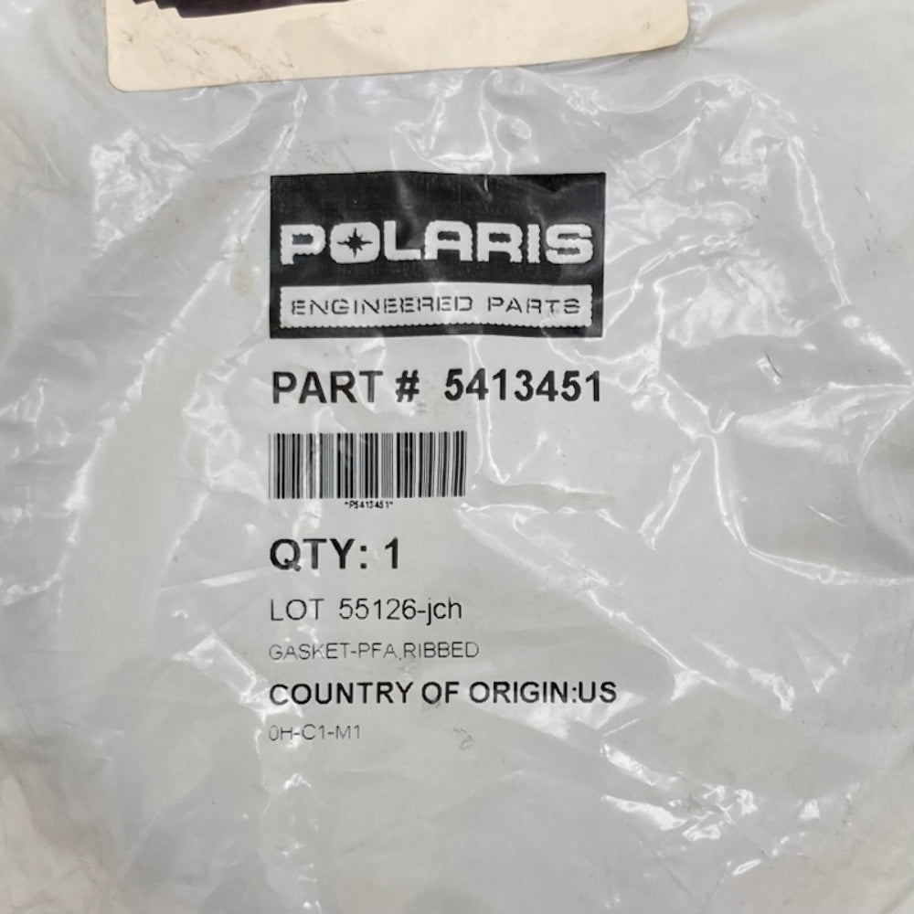 Polaris 5413451 Ribbed PFA Gasket New Genuine