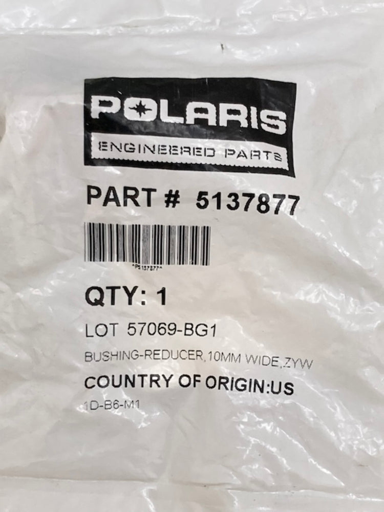 Polaris 5137877 Reducer Bushing (10mm Wide ZYW) New Genuine