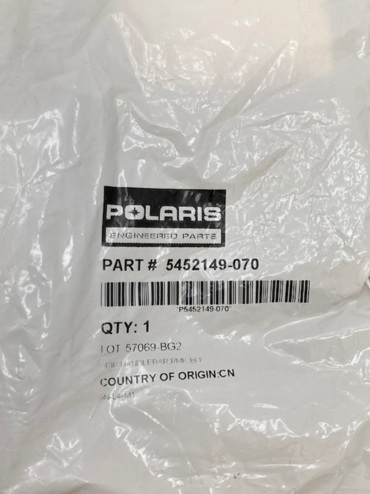 Polaris 5452149-070 RMK Handlebar Grip (Gloss Black) New Genuine