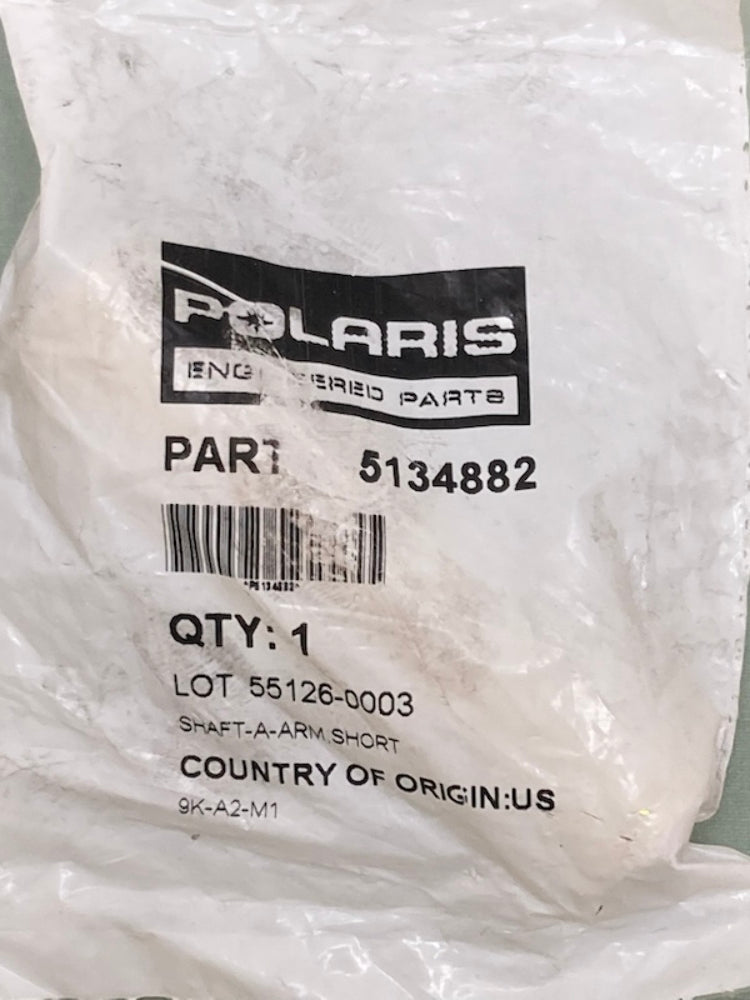 Polaris 5134882 Short A-Arm Suspension Pivot Shaft New Genuine