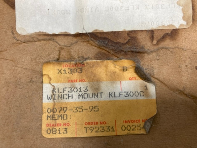 Kawasaki KLF3013 Winch Mount for KLF300C New Genuine