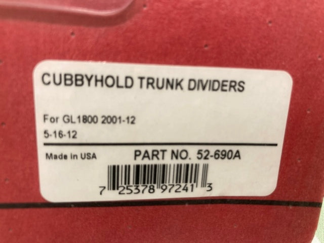 Show Chrome 52-690A Cubbyhold Trunk Dividers for Honda Goldwing New Genuine