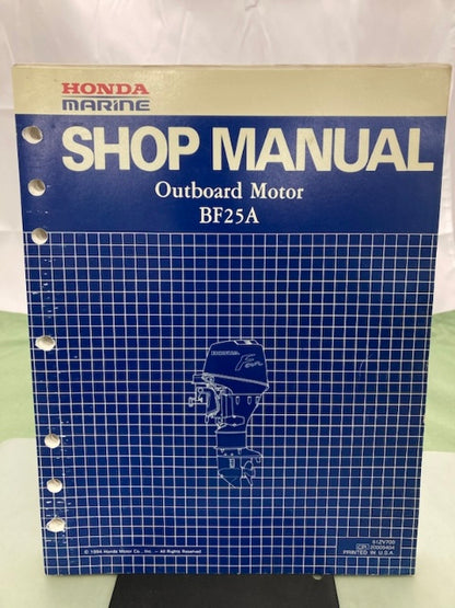 Honda 61ZV700 BF25A Shop Manual '94 with Supplement Manual 61ZV700Y '98 Genuine