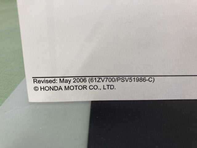 Honda 61ZV700 BF25A Shop Manual '94 with Supplement Manual 61ZV700Y '98 Genuine