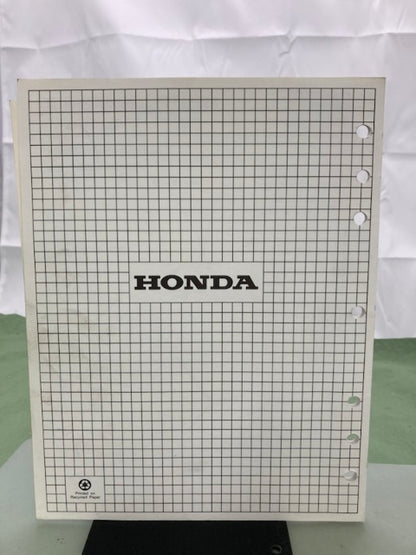 Honda 61ZV400 BF9.9A/15A Shop Manual '88 with Supplement 61ZV400W '98 Genuine