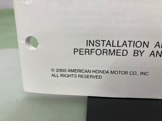 Honda 61ZW900 BF/BFP8D BF/BFP9.9D Shop Manual '01 Genuine