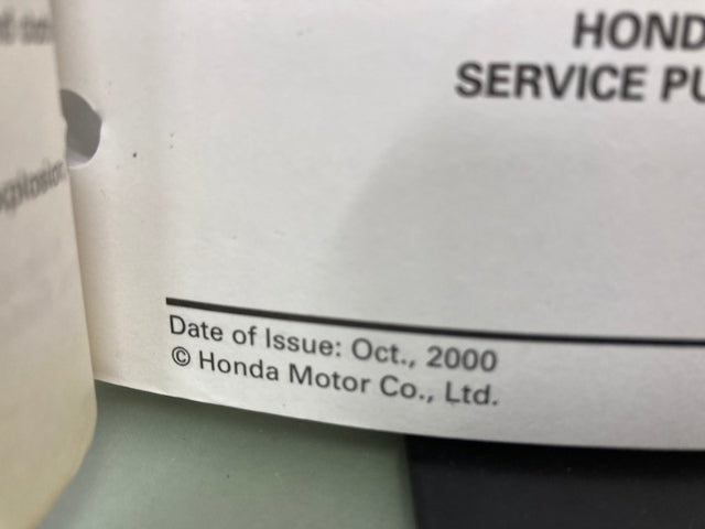 Honda 61ZW900 BF/BFP8D BF/BFP9.9D Shop Manual '01 Genuine