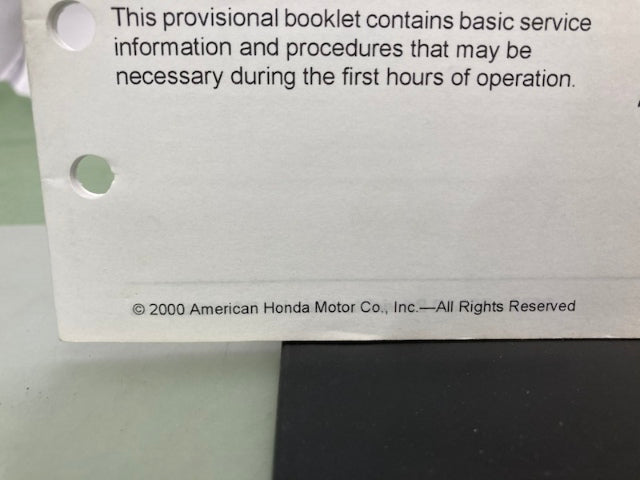 Honda 61ZW900 BF/BFP8D BF/BFP9.9D Shop Manual '01 Genuine
