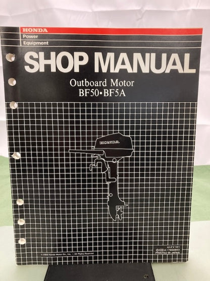Honda 61ZV101 BF50 BF50A Shop Manual '88 with Supplements Genuine