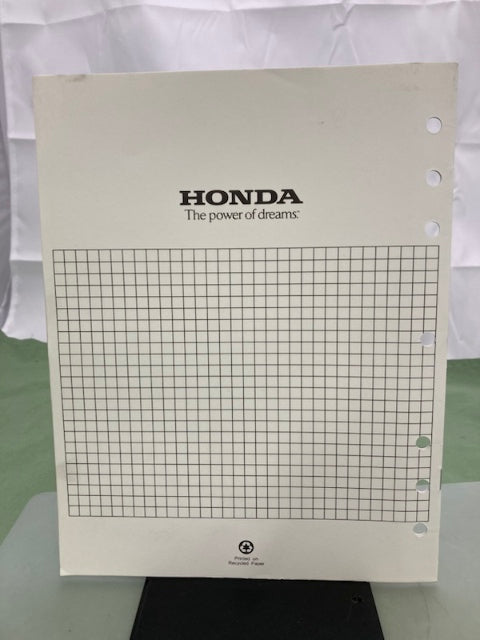 Honda 61ZV101 BF50 BF50A Shop Manual '88 with Supplements Genuine
