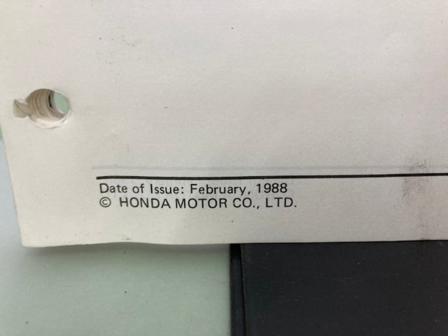 Honda 61ZV001 BF20 BF2A Shop Manual '88 Genuine