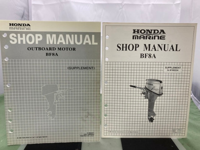 Honda 6188224Y 6188224X BF8A Supplement Shop Manual for 6188224 '95-'98 Genuine