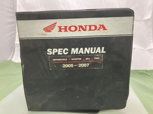 Honda MMM 11288 Motorcycle Scooter ATV PWC Spec Manual 2005-2007 Genuine