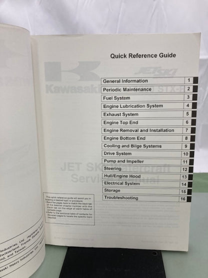 Kawasaki 99924-1287-01 Jet Ski 1200 STX-R Watercraft Service Manual 2001 Genuine