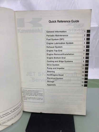 Kawasaki 99924-1325-01 Jet Ski STX-15F Watercraft Service Manual 2003 Genuine