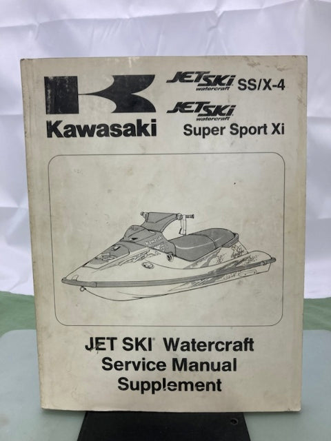 Kawasaki 99924-1177-53 SS/X-4 Super Sport Xi Service Manual Supp 1995 Genuine