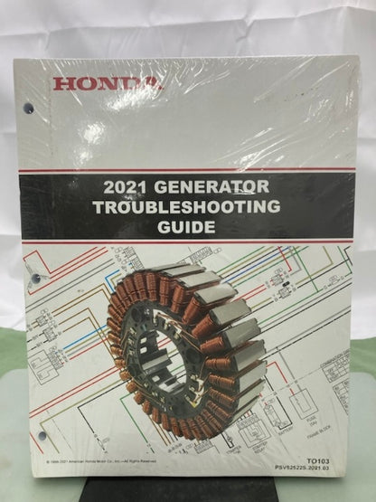 Honda PSC52522S TO103 Marine Generator Troubleshooting Guide 2021 New Genuine