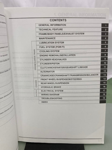 Honda 61MEN75 CFR450R Service Manual 2009-2014 Genuine