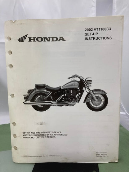 Honda 61MBH04 VT1100C3 Shadow Aero Service Manual 1998-2002 Genuine