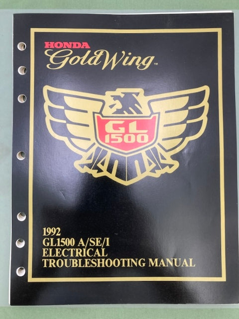Honda 61MY400 GL1500 Goldwing Service Manual & 61MY400-AH ETM 1992 Genuine