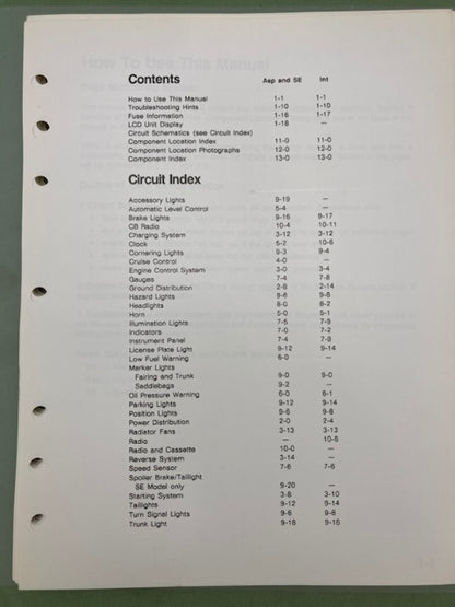 Honda 61MY400 GL1500 Goldwing Service Manual & 61MY400-AH ETM 1992 Genuine