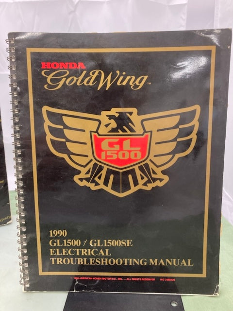 Honda 61MT880-AH GL1500 Service Manual & 61MT880-AHETM ETM 1990 Genuine