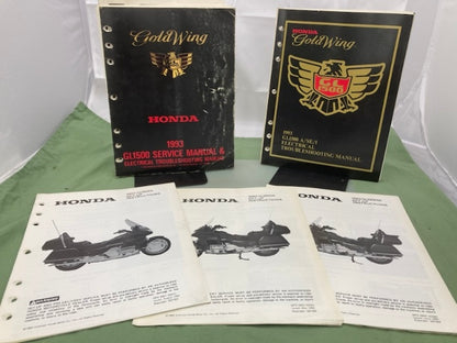 Honda 61MZ300-AH GL1500 Service Manual & ETM 1993 Genuine