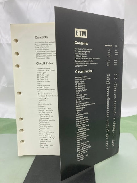 Honda 61MZ300-AH GL1500 Service Manual & ETM 1993 Genuine
