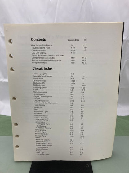 Honda 61MAF00-AH GL1500 Service Manual & ETM 1994 Genuine