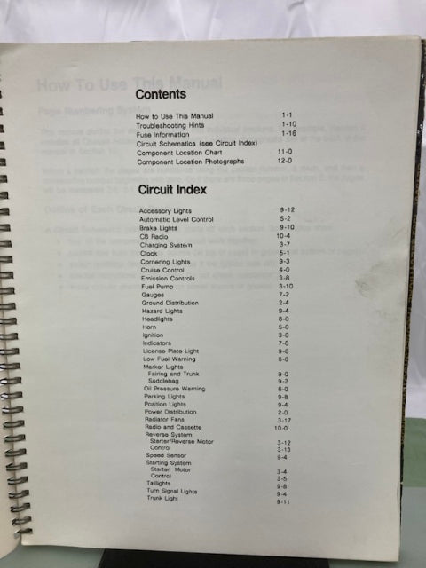 Honda 61MT200-AHETM GL1500 Electrical Troubleshooting Manual 1989 Genuine