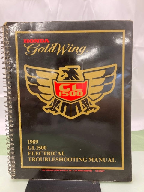 Honda 61MT200-AHETM GL1500 Electrical Troubleshooting Manual 1989 Genuine