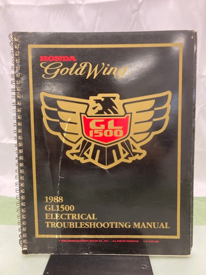 Honda 61MN500-AHETM GL1500 Electrical Troubleshooting Manual 1988 Genuine